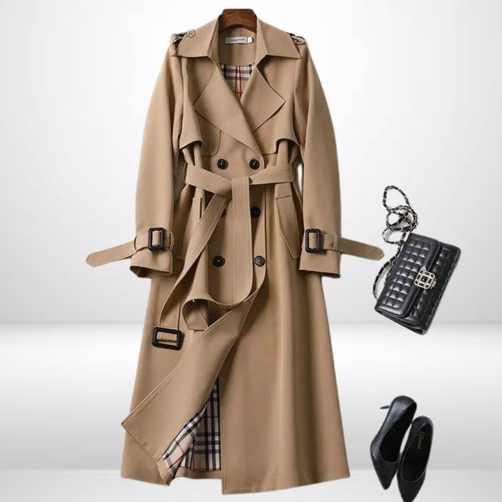 Leni™ - Trench-coat en coton premium