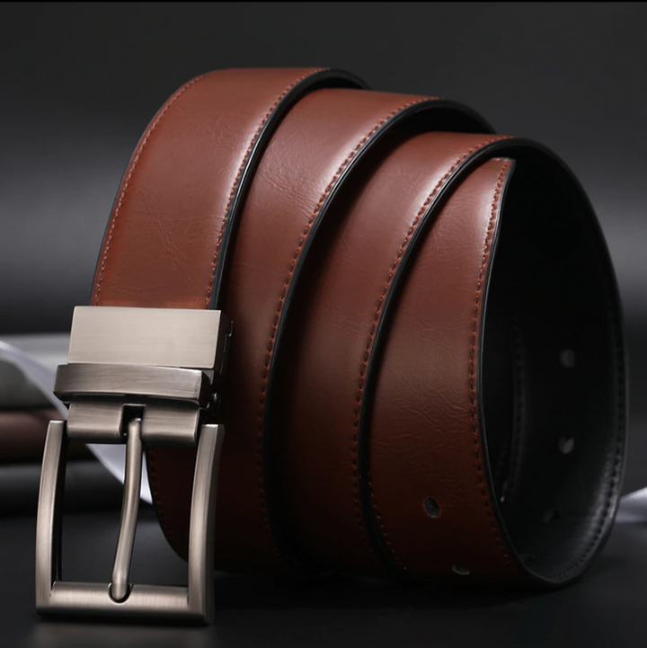Ceinture en cuir classique et stylée pour hommes - Édition James
