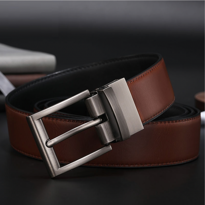 Ceinture en cuir classique et stylée pour hommes - Édition James