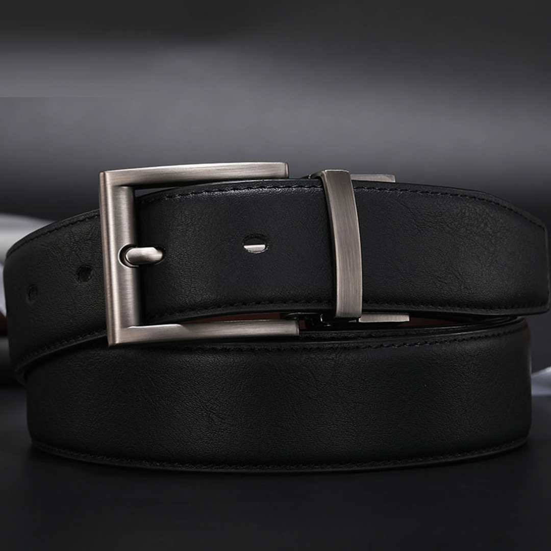 Ceinture en cuir classique et stylée pour hommes - Édition James
