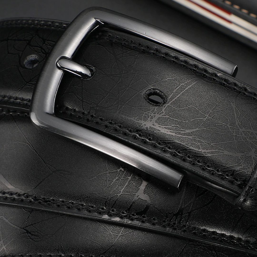 Stylish Ethan men's leather belt