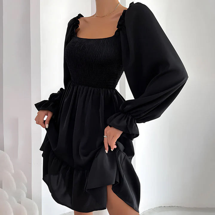 ARIA - Robe élégante avec volants raffinés