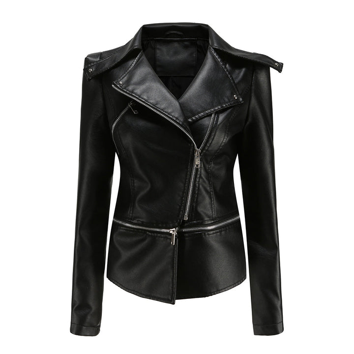 Chic Leather Jacket by ALOJZIJA