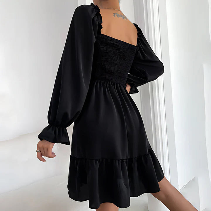 ARIA - Robe élégante avec volants raffinés