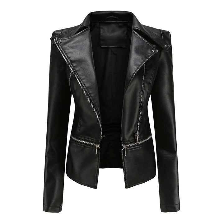 Chic Leather Jacket by ALOJZIJA