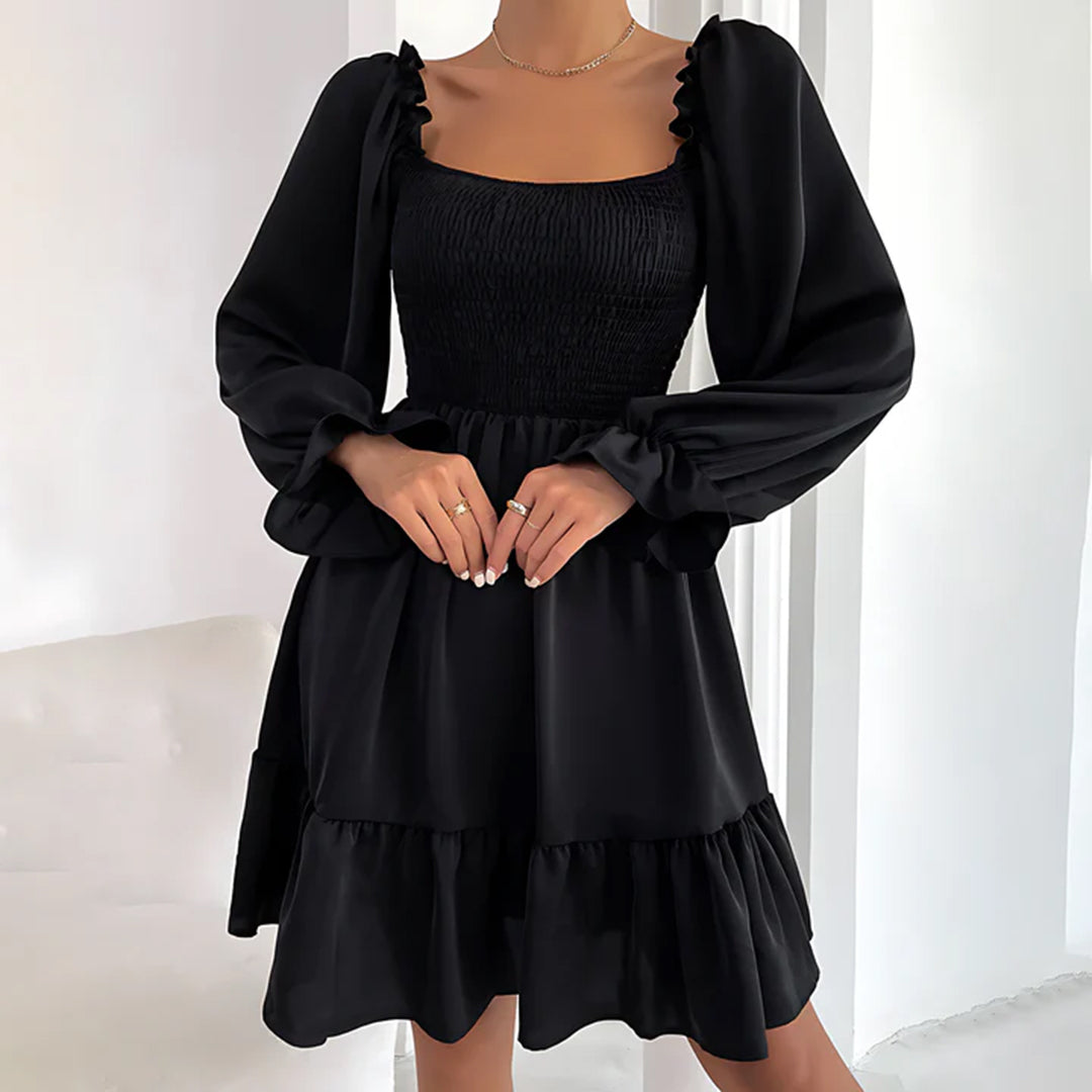 ARIA - Robe élégante avec volants raffinés