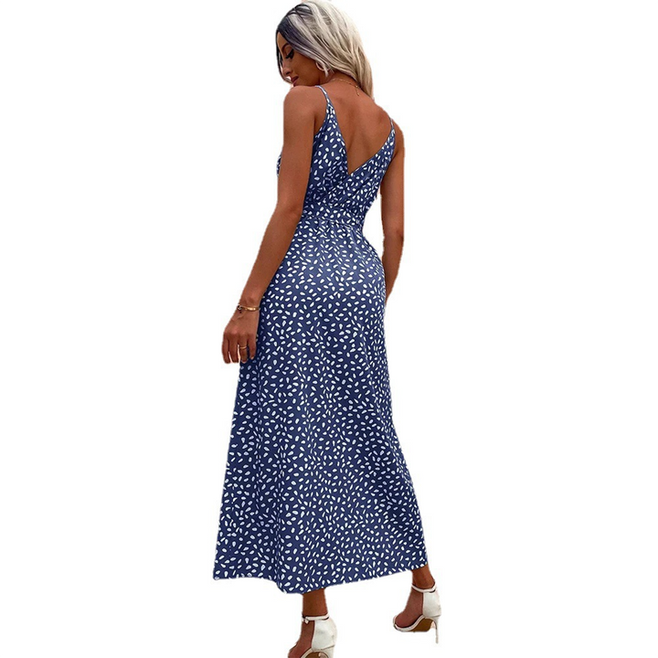 EIRINI - Robe maxi élégante avec fente séduisante