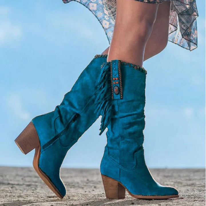 DELILAH - Bottes de cowboy au style bohème chic