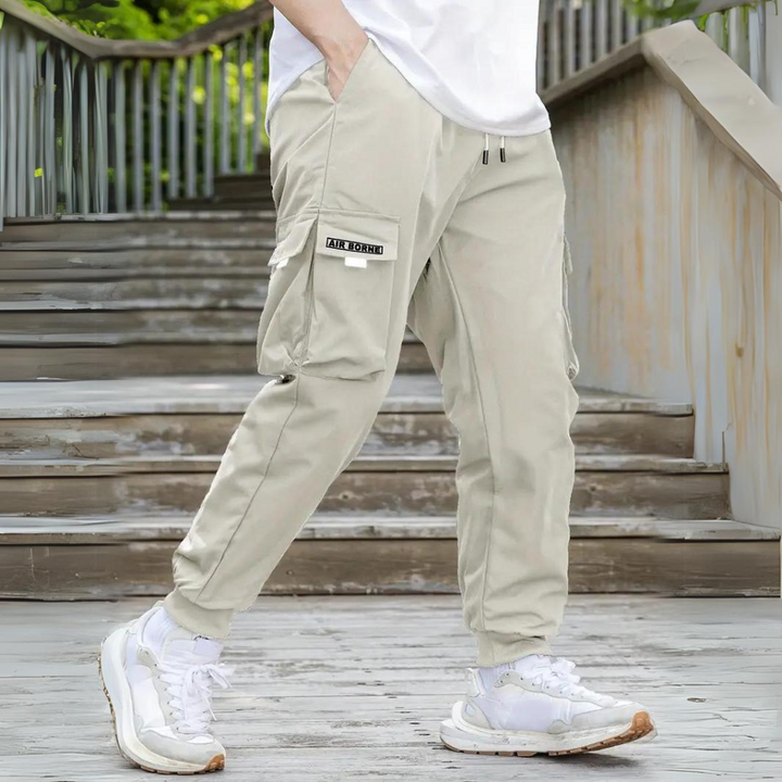 ATHANASIOS - Stylish Men's Cargo Pants with Trendy Drawstring Waist