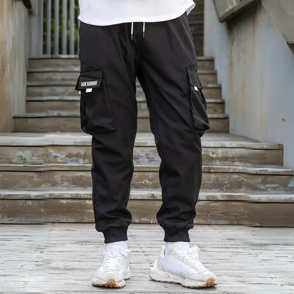 ATHANASIOS - Stylish Men's Cargo Pants with Trendy Drawstring Waist