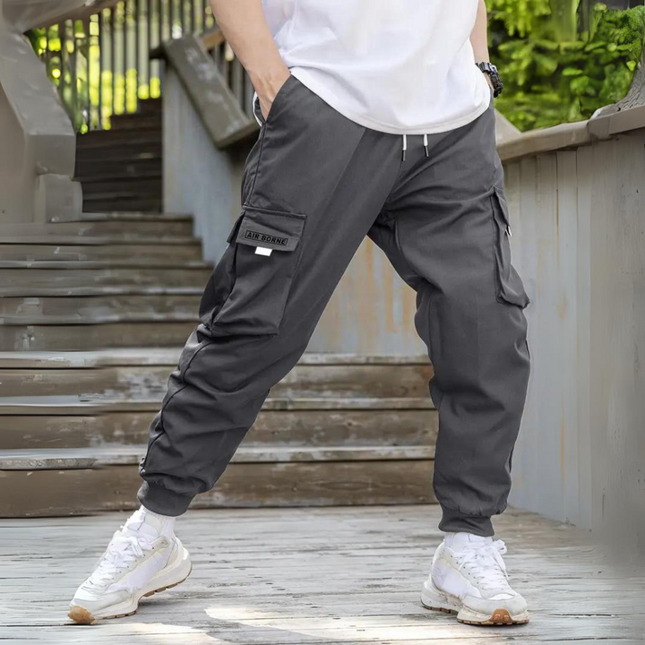ATHANASIOS - Stylish Men's Cargo Pants with Trendy Drawstring Waist