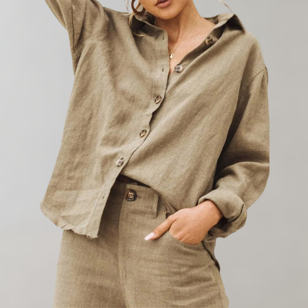 Celine - Stilvolle Damen Casual Bluse