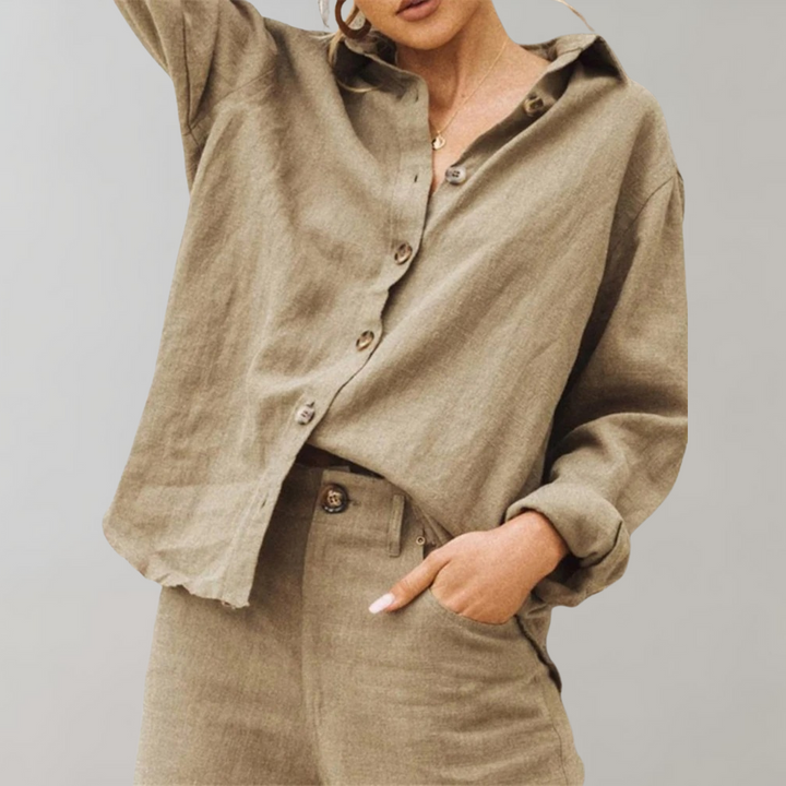 Celine - Stilvolle Damen Casual Bluse
