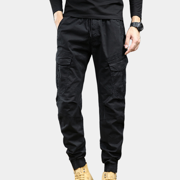 Daan - Pantalon cargo homme stylé avec nombreuses poches de rangement