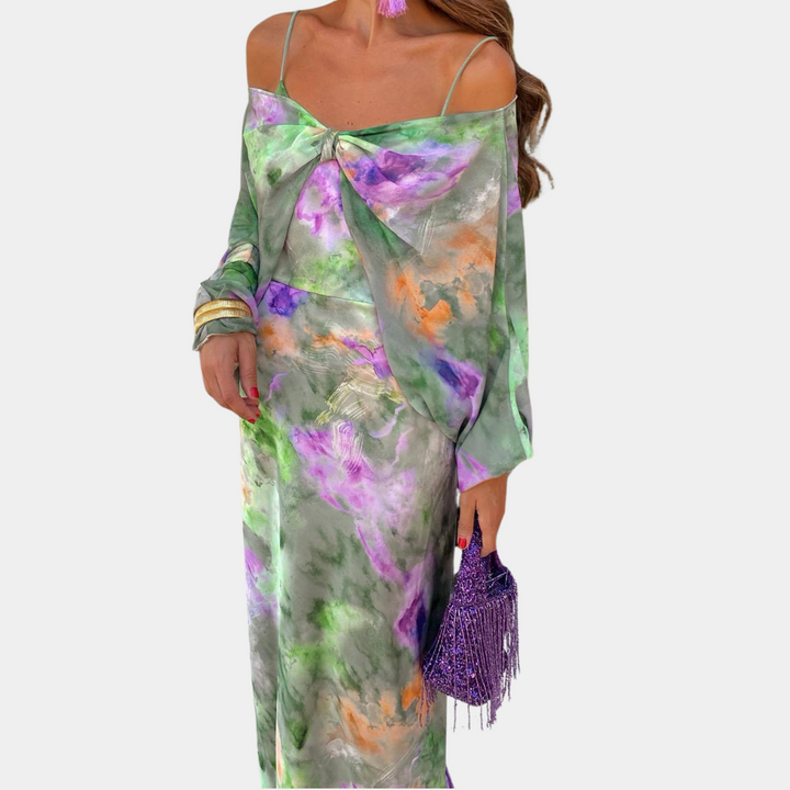 Claire - Robe maxi à la mode pour femmes avec un look tendance