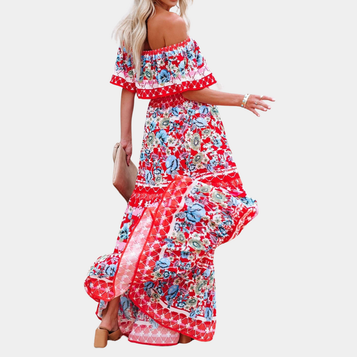 Claire - Robe maxi à la mode pour femmes avec un look tendance