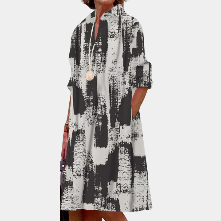 Robe décontractée et stylée pour femme avec imprimé tendance