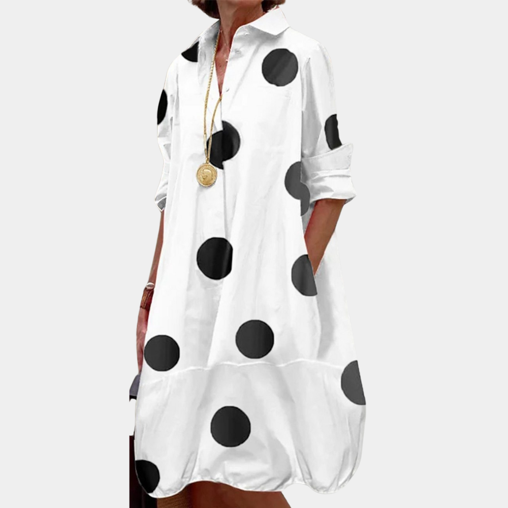 Robe décontractée et stylée pour femme avec imprimé tendance
