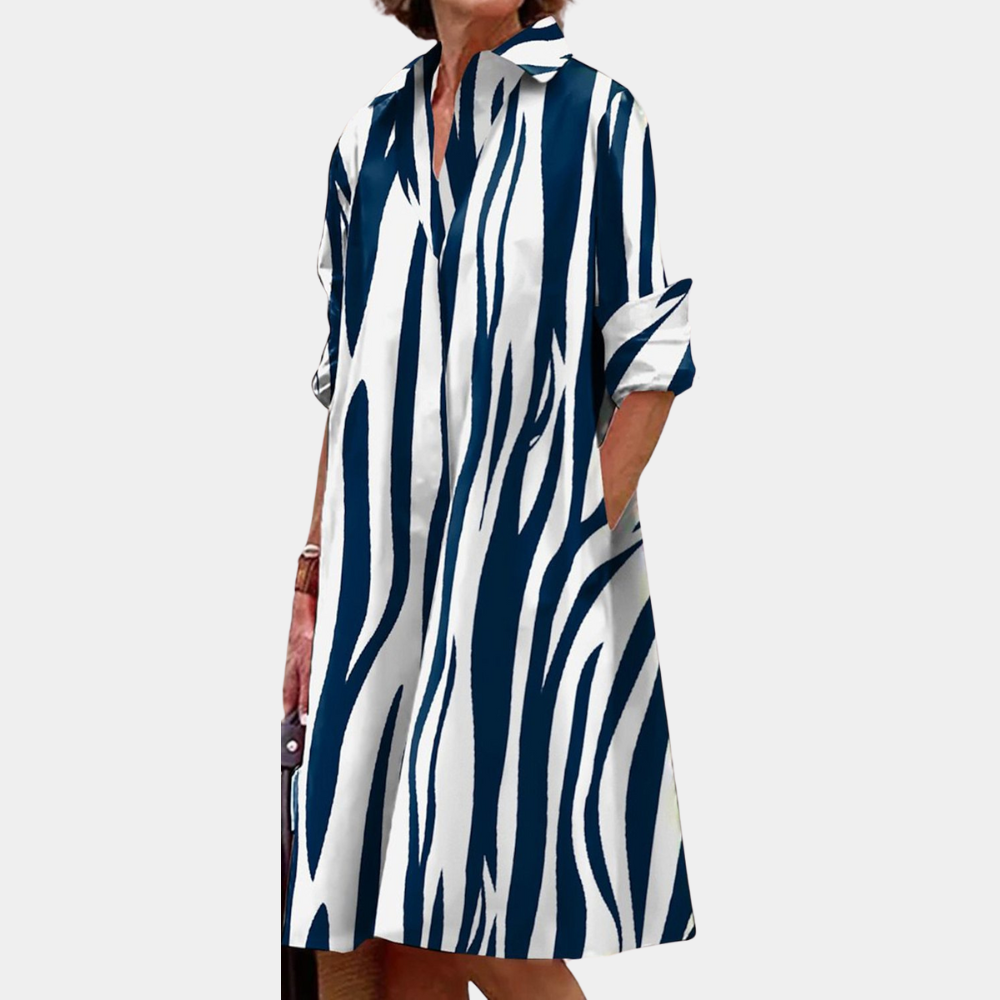 Robe décontractée et stylée pour femme avec imprimé tendance