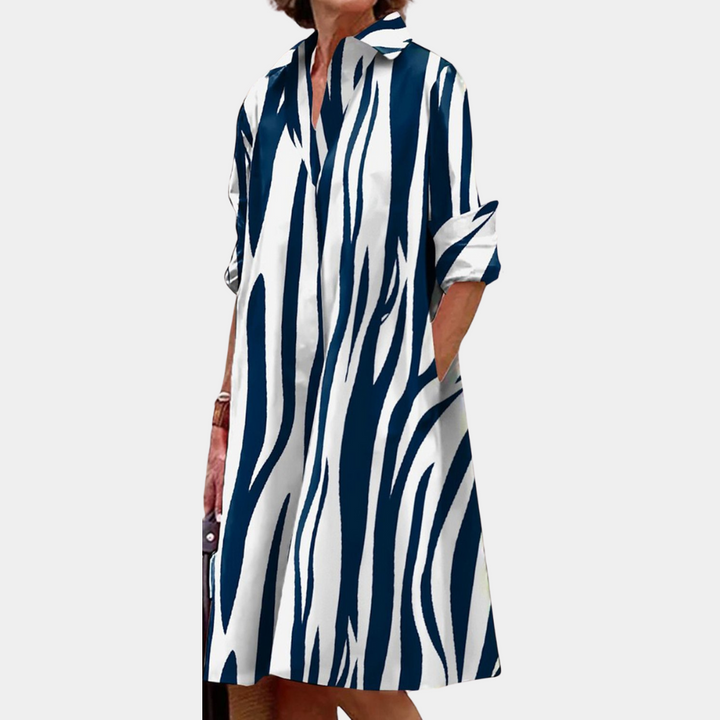 Robe décontractée et stylée pour femme avec imprimé tendance