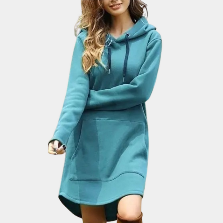 Sweat à capuche long stylé pour femmes pour confort et mode