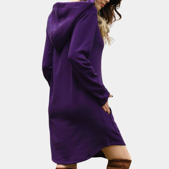 Sweat à capuche long stylé pour femmes pour confort et mode