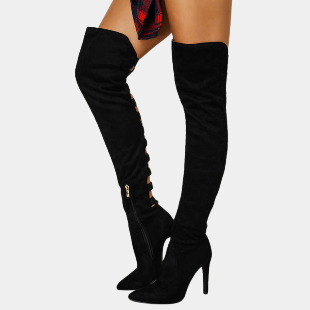 Elegant over-the-knee women's boots for a sophisticated look