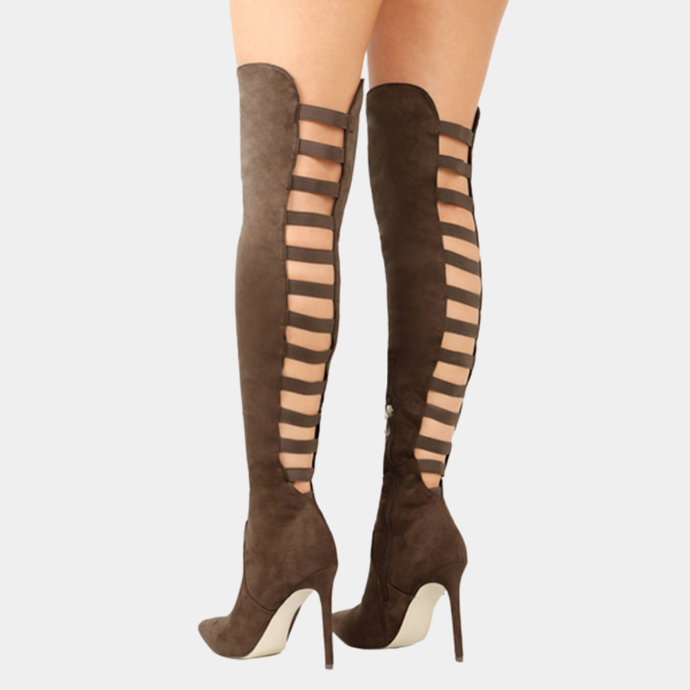 Elegant over-the-knee women's boots for a sophisticated look