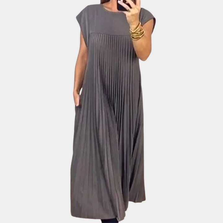 Robe plissée élégante pour femmes