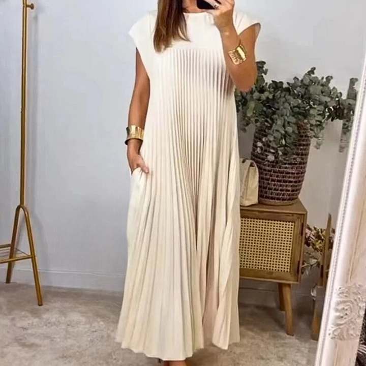 Robe plissée élégante pour femmes