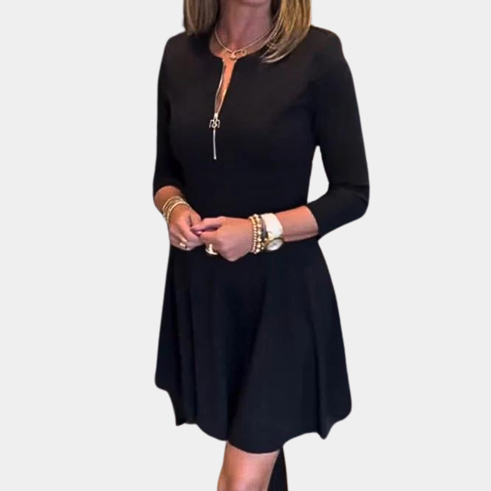 Robe à la mode pour femmes avec joli zip