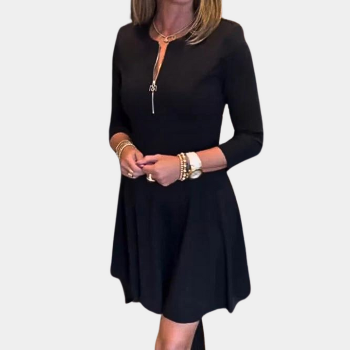 Robe à la mode pour femmes avec joli zip