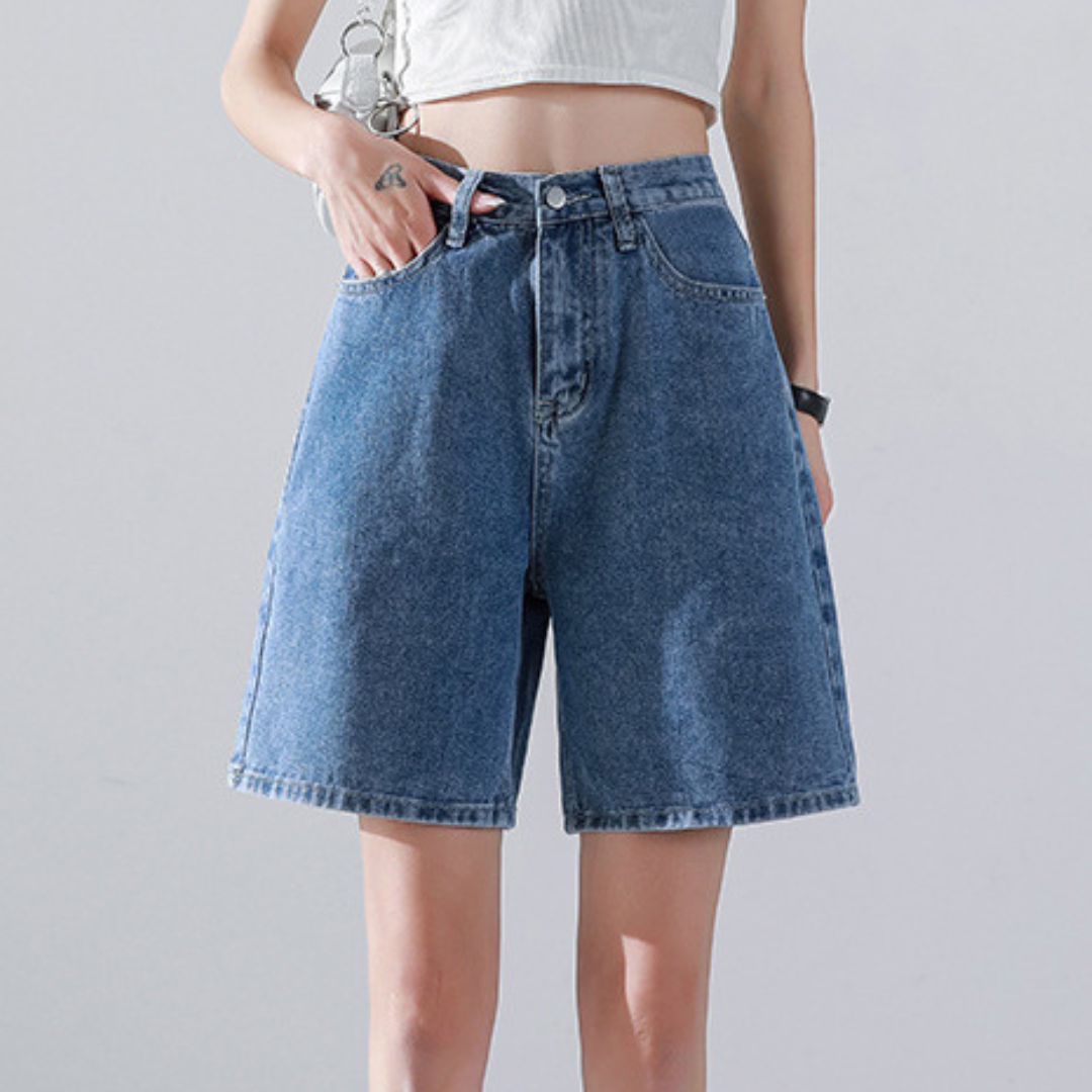 Liesel - Short en jean pour femmes à la mode avec une coupe tendance