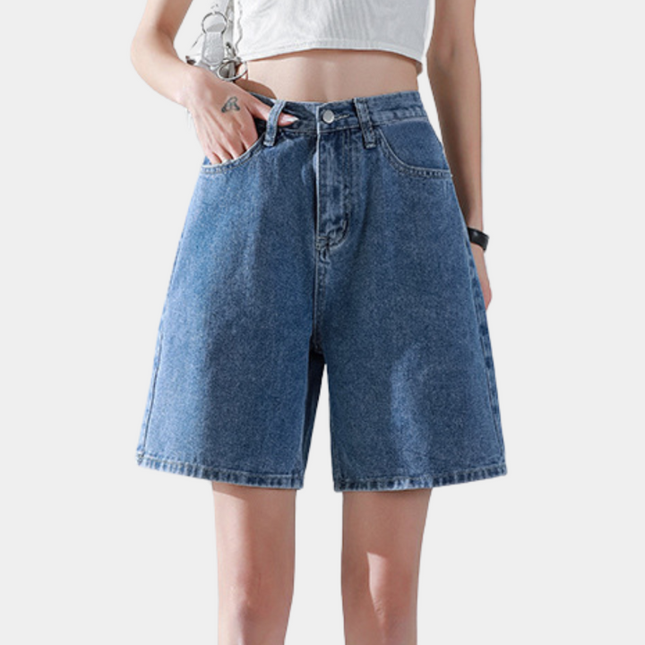 Liesel - Short en jean pour femmes à la mode avec une coupe tendance