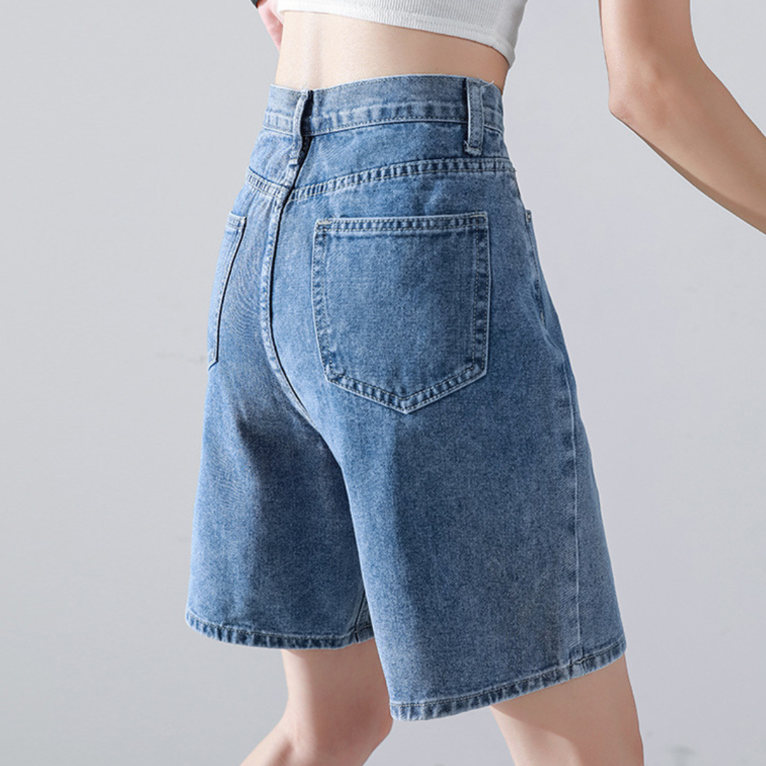 Liesel - Short en jean pour femmes à la mode avec une coupe tendance