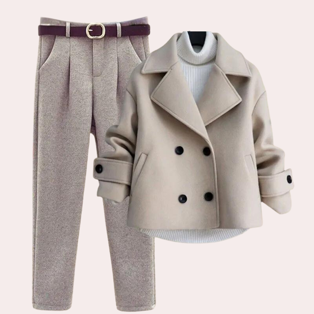 Lacey - Ensemble femme d'hiver luxe 3 pièces pour un confort et un style ultimes