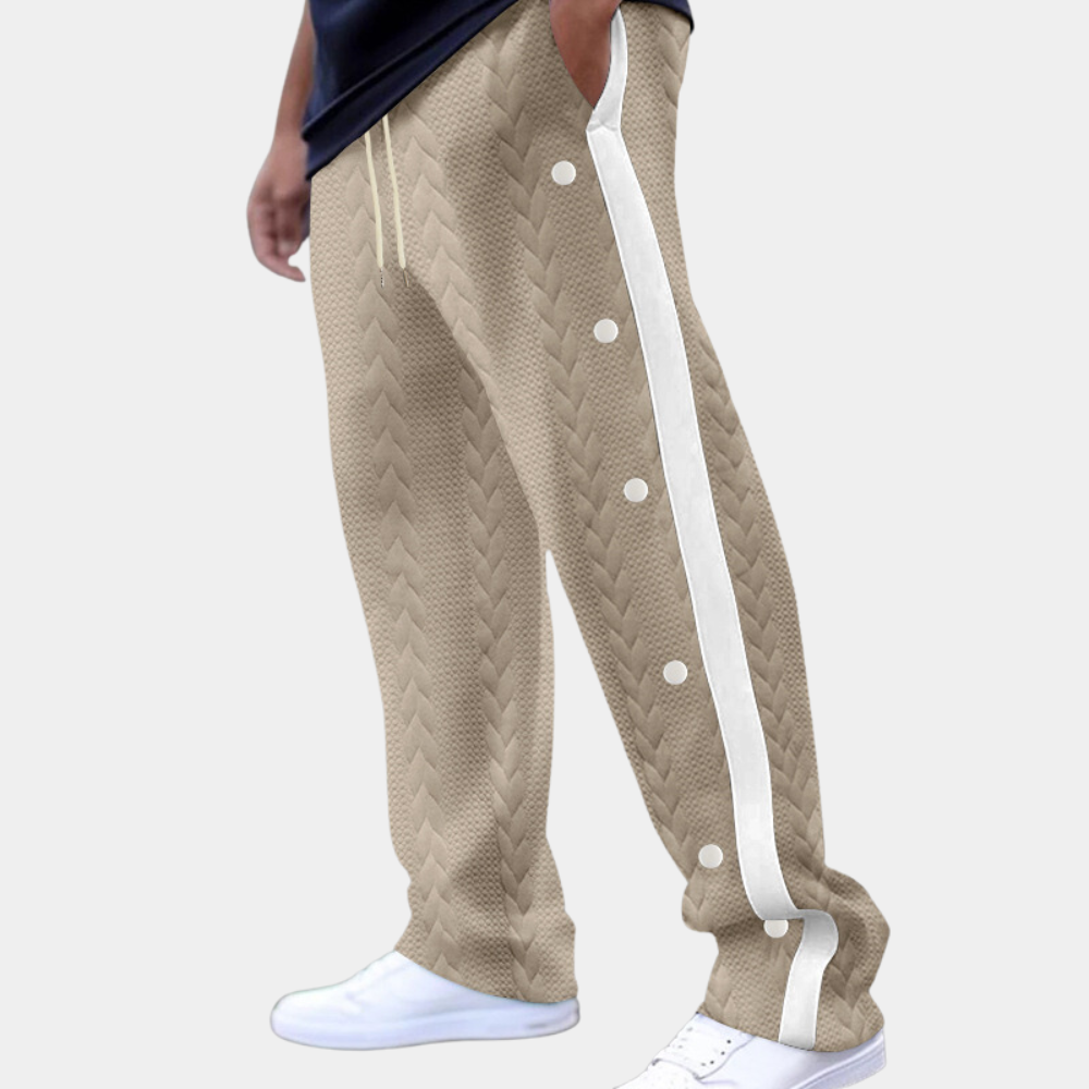 Christos - Pantalon homme confortable avec taille flexible pour une liberté de mouvement optimale