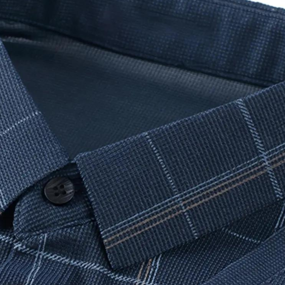 Bram - Pull en maille à carreaux stylé pour hommes séduisants