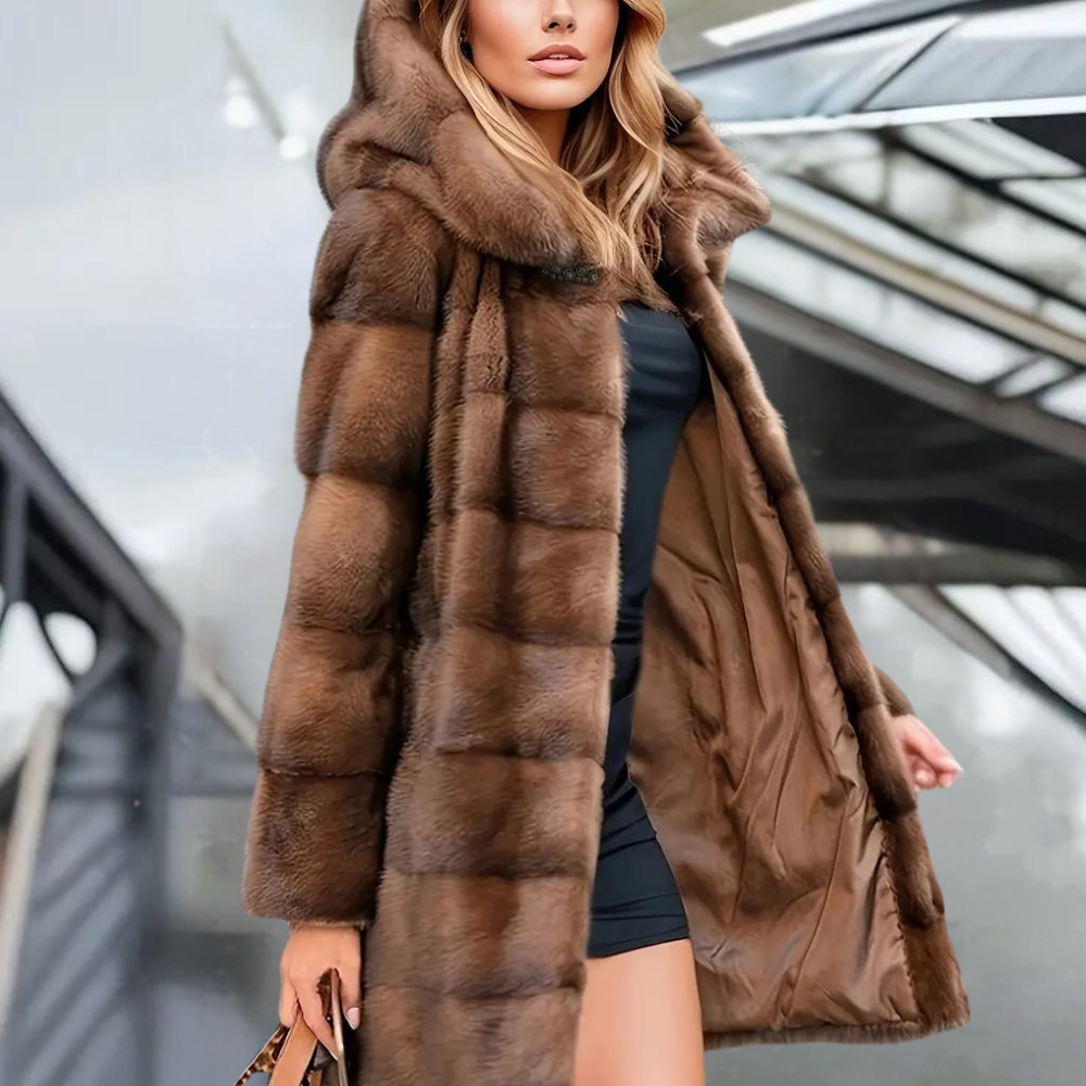 Jacinta - Trendy Women's Jacket with Fashionable Hood