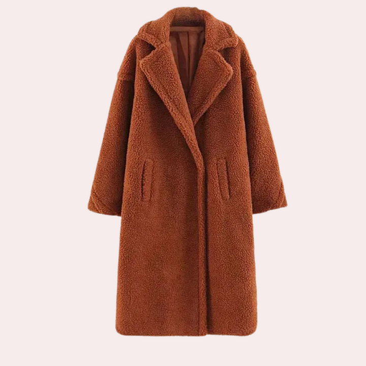 Szilard - Manteau élégant et confortable en peluche de luxe pour femmes