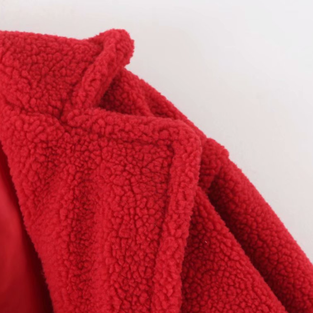 Szilard - Manteau élégant et confortable en peluche de luxe pour femmes