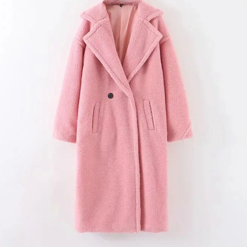 Szilard - Manteau élégant et confortable en peluche de luxe pour femmes