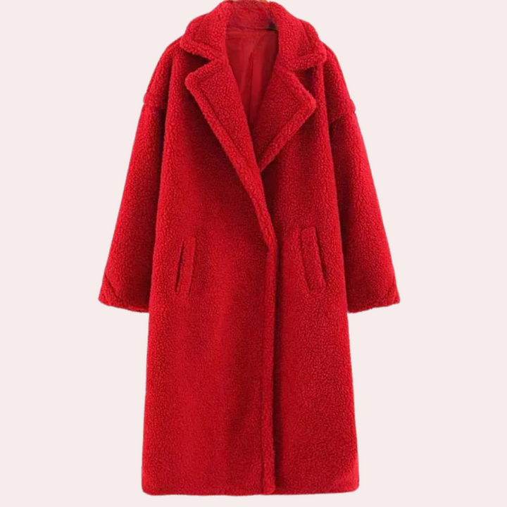 Szilard - Manteau élégant et confortable en peluche de luxe pour femmes