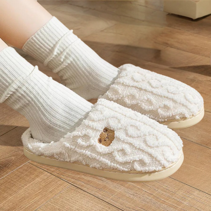 FAUSTINE - Luxury winter slippers for women with ultimate comfort and soft soles
