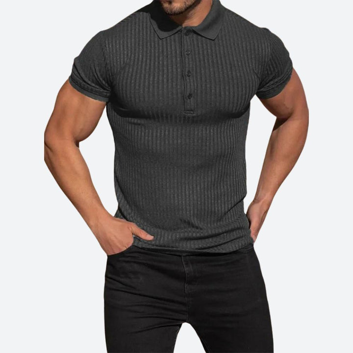 Stylish short-sleeve polo shirt - Clarence