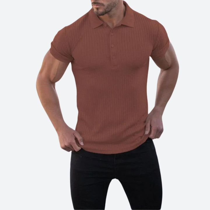 Stylish short-sleeve polo shirt - Clarence