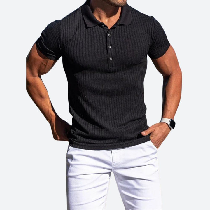 Stylish short-sleeve polo shirt - Clarence