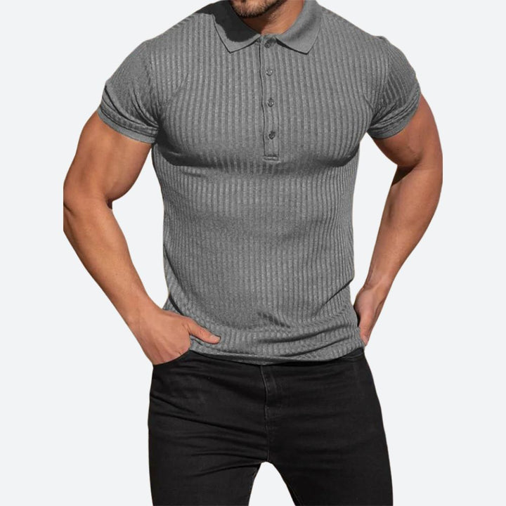 Stylish short-sleeve polo shirt - Clarence