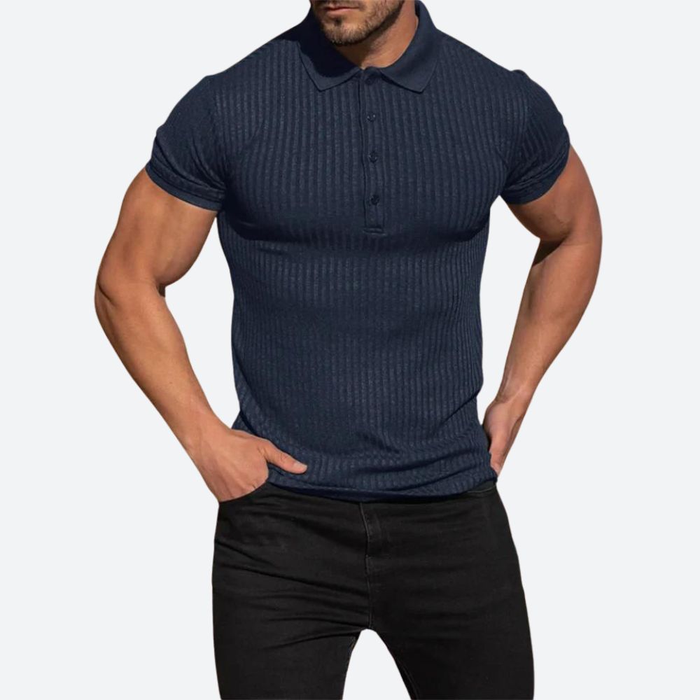Stylish short-sleeve polo shirt - Clarence