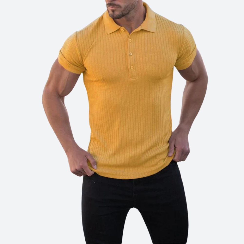 Stylish short-sleeve polo shirt - Clarence